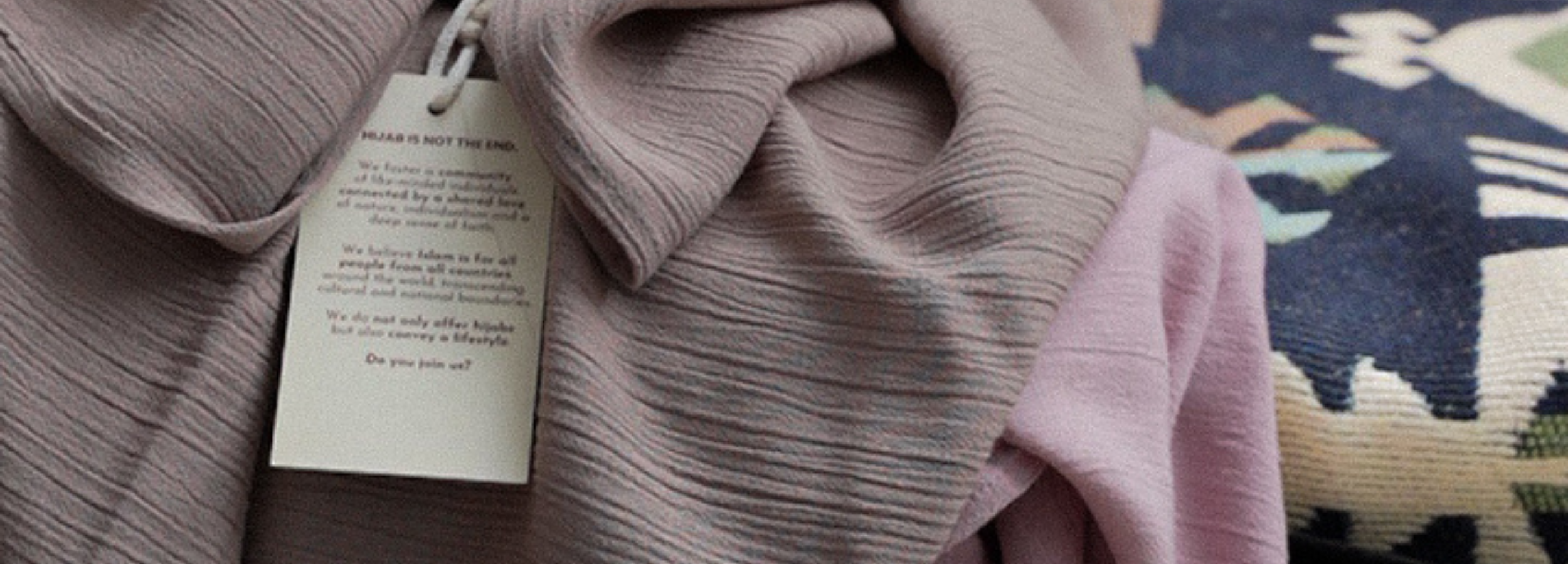 Natural fiber blend hijabs