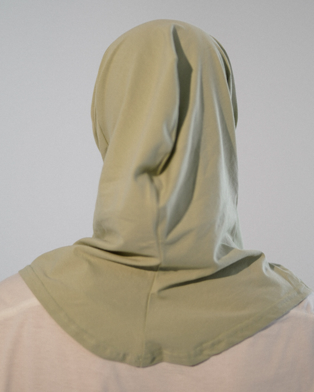 Balaclava - Sports & Leisure Hijab, made from organic cotton - Sage