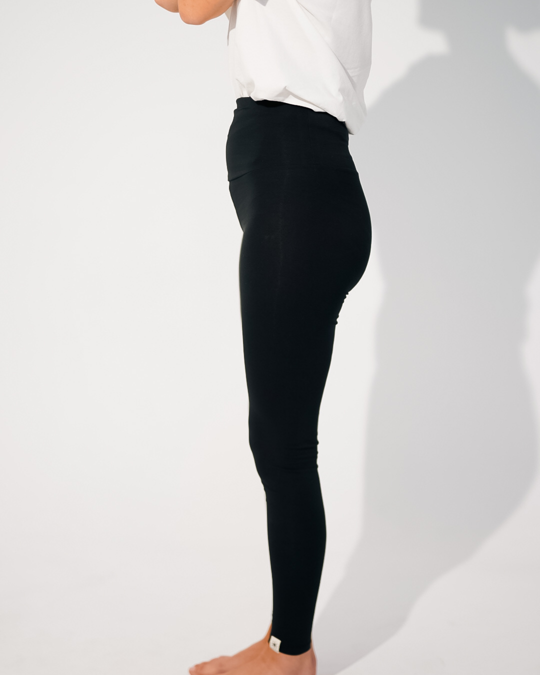 Organic cotton leggings "Yuna" (Black)
