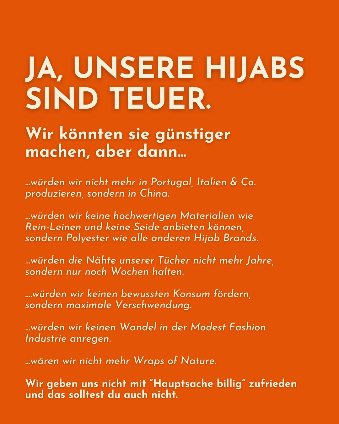 Crinkle chiffon hijab "Sandy" made of viscose and linen (sand)