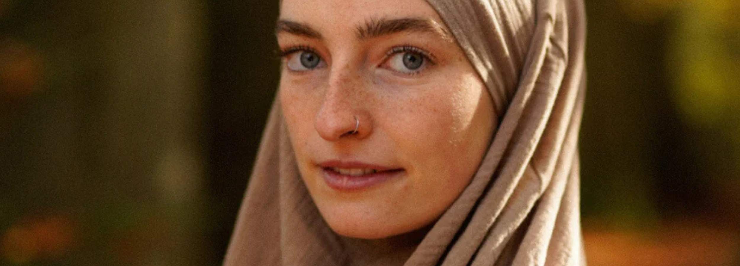 Khimars made from organic cotton muslin