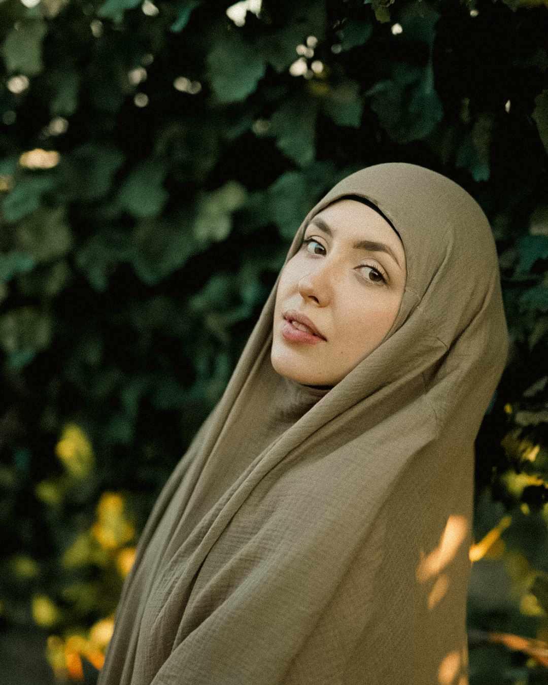 Khimars made from organic cotton