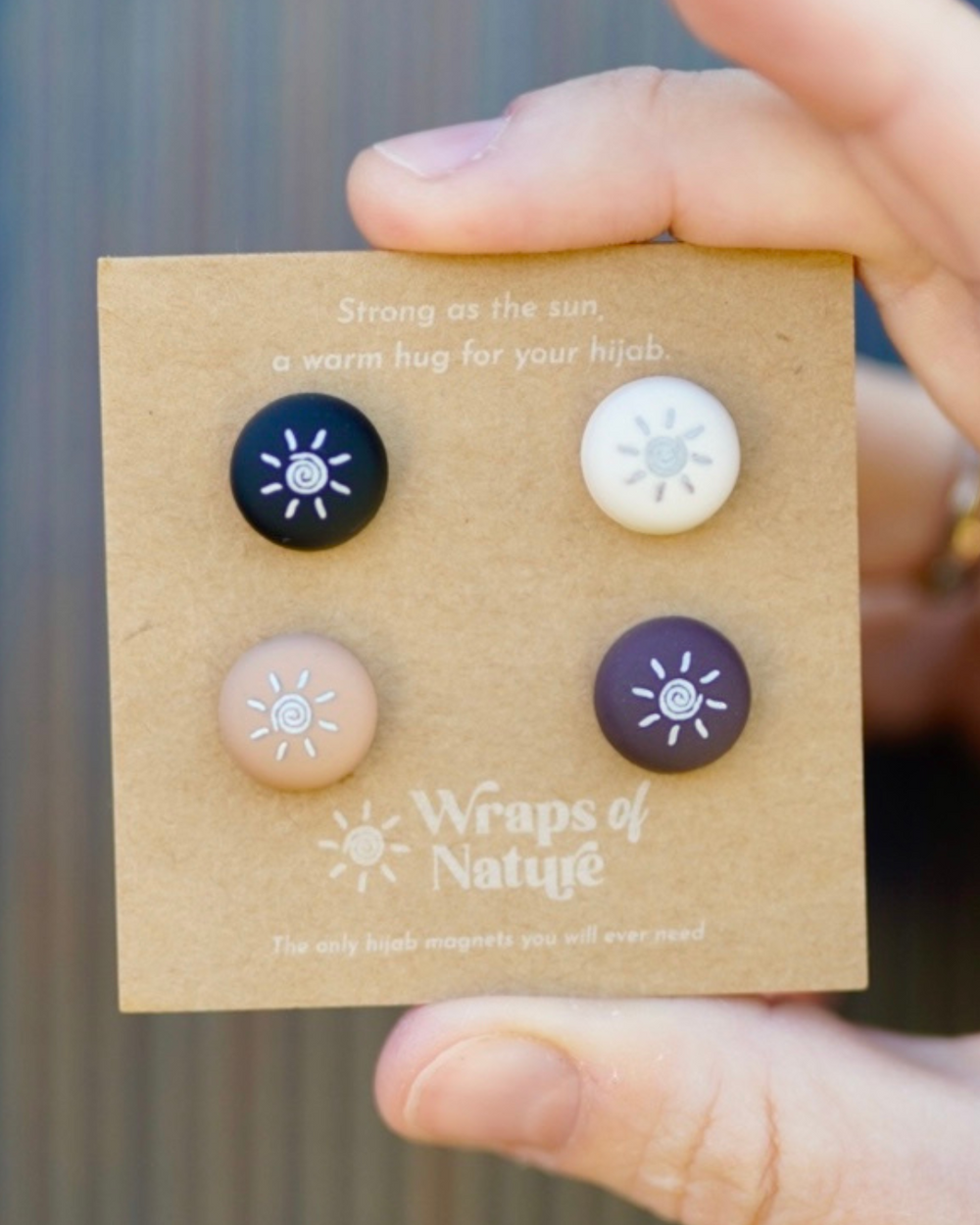 Magnet pins hijab - 4 pairs of strong hijab pins magnetic
