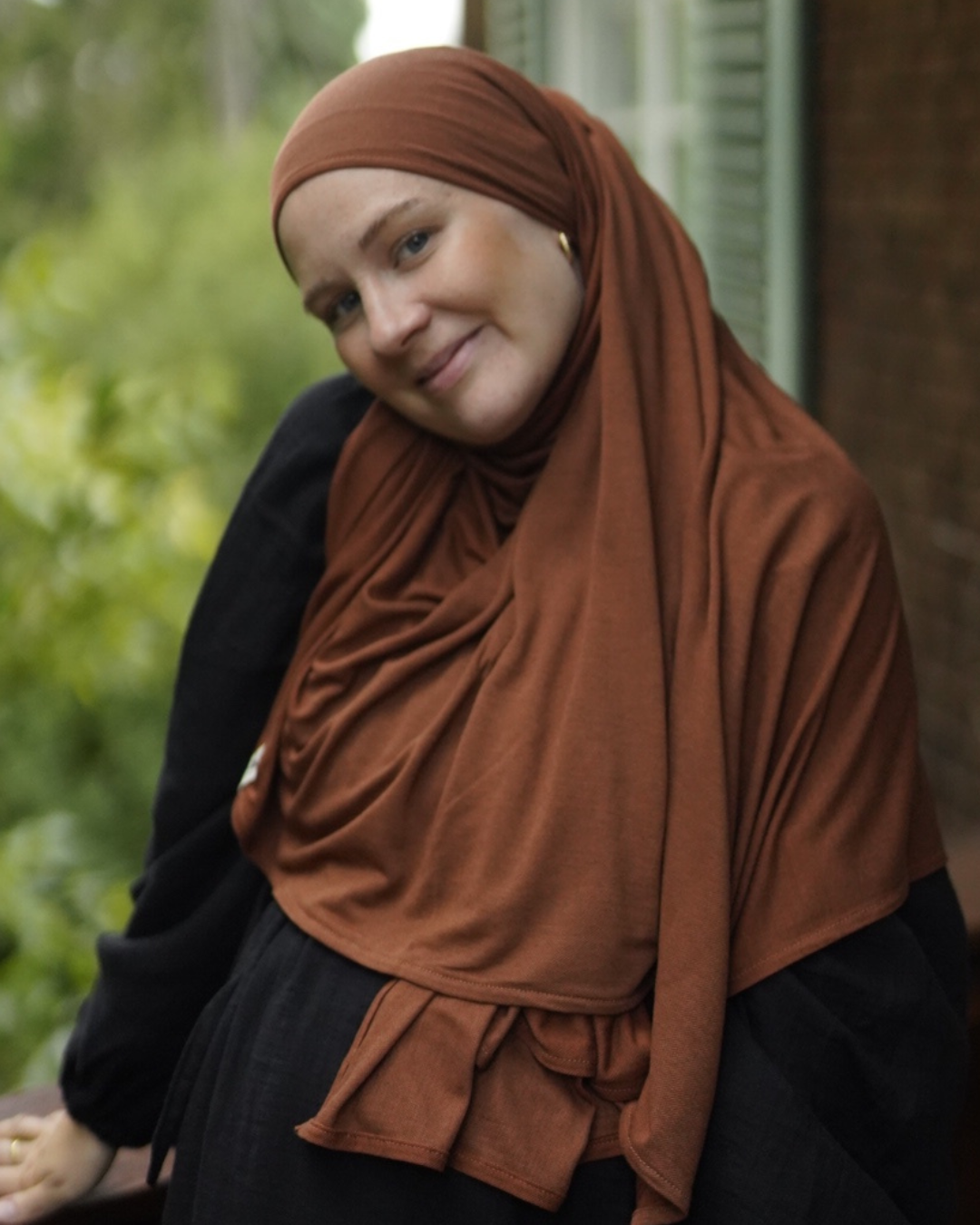 Organic hijab "Aurela" made from luxurious micromodal and cashmere