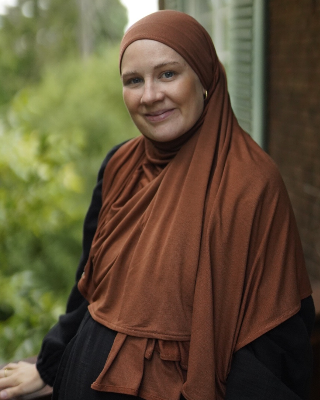 Organic hijab "Aurela" made from luxurious micromodal and cashmere