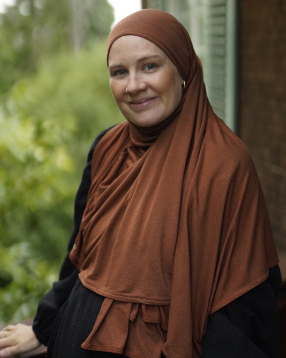 Organic hijab "Aurela" made from luxurious micromodal and cashmere