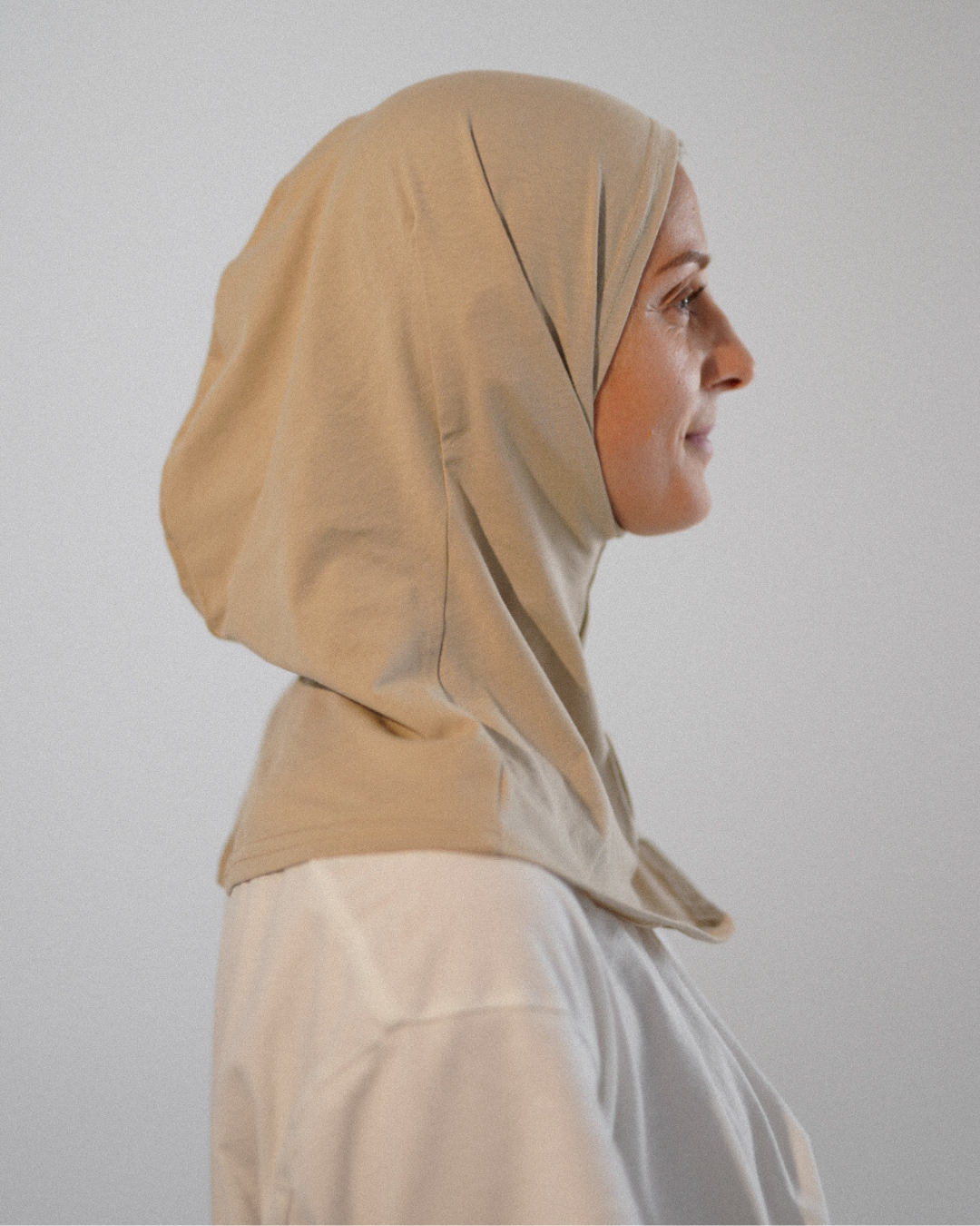 Balaclava - Sports & Leisure Hijab, made from organic cotton - Cashmere
