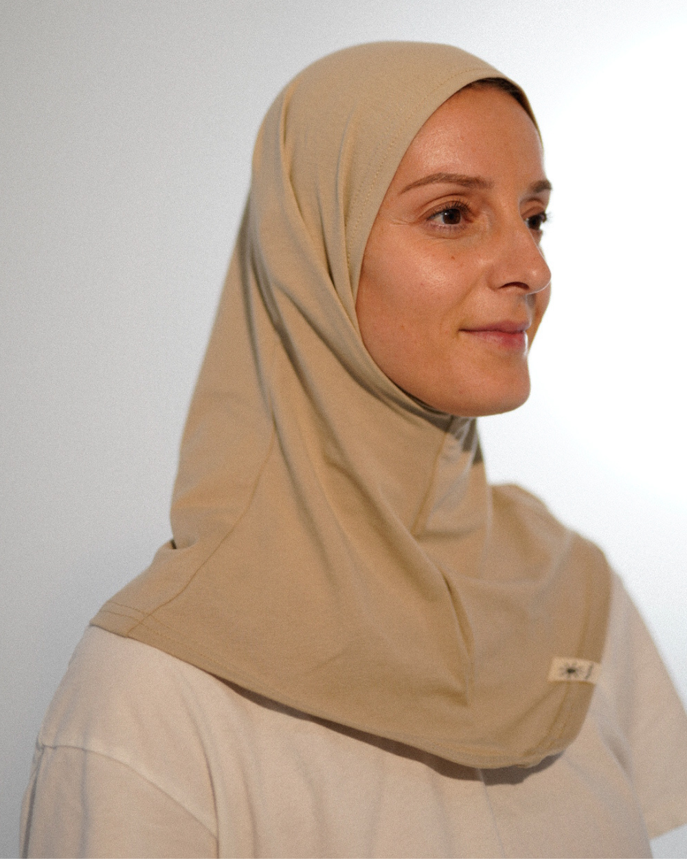 Balaclava - Sports & Leisure Hijab, made from organic cotton - Cashmere