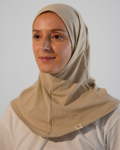 Balaclava - Sports & Leisure Hijab, made from organic cotton - Cashmere