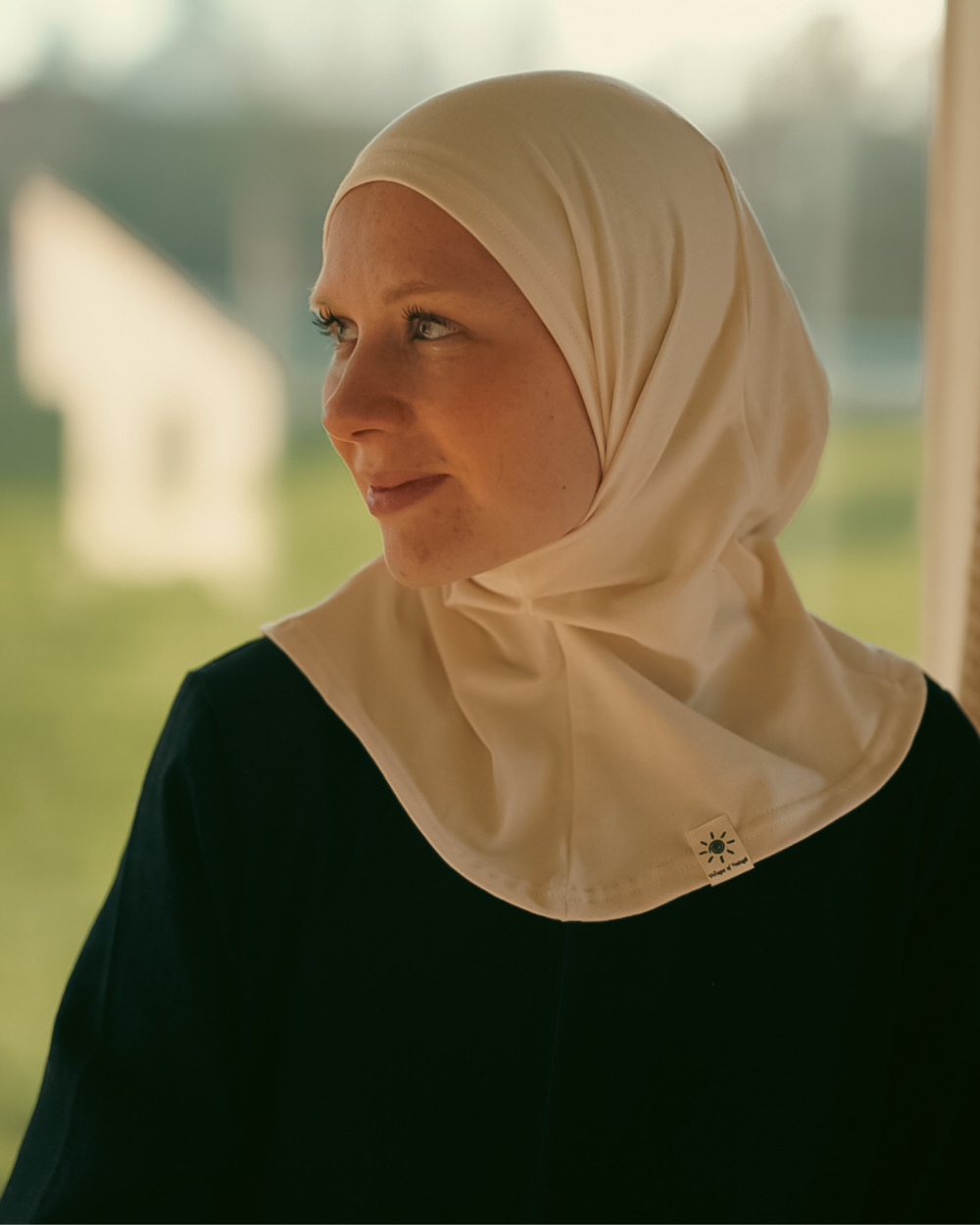 Balaclava - Sports & leisure hijab, made from organic cotton - set of 3