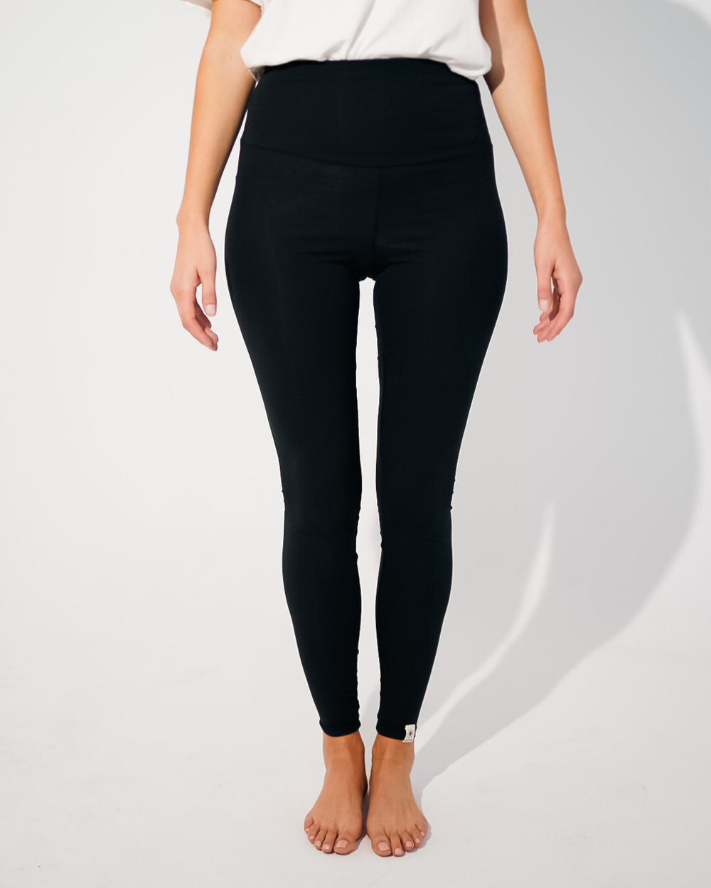 Organic cotton leggings "Yuna" (Black)
