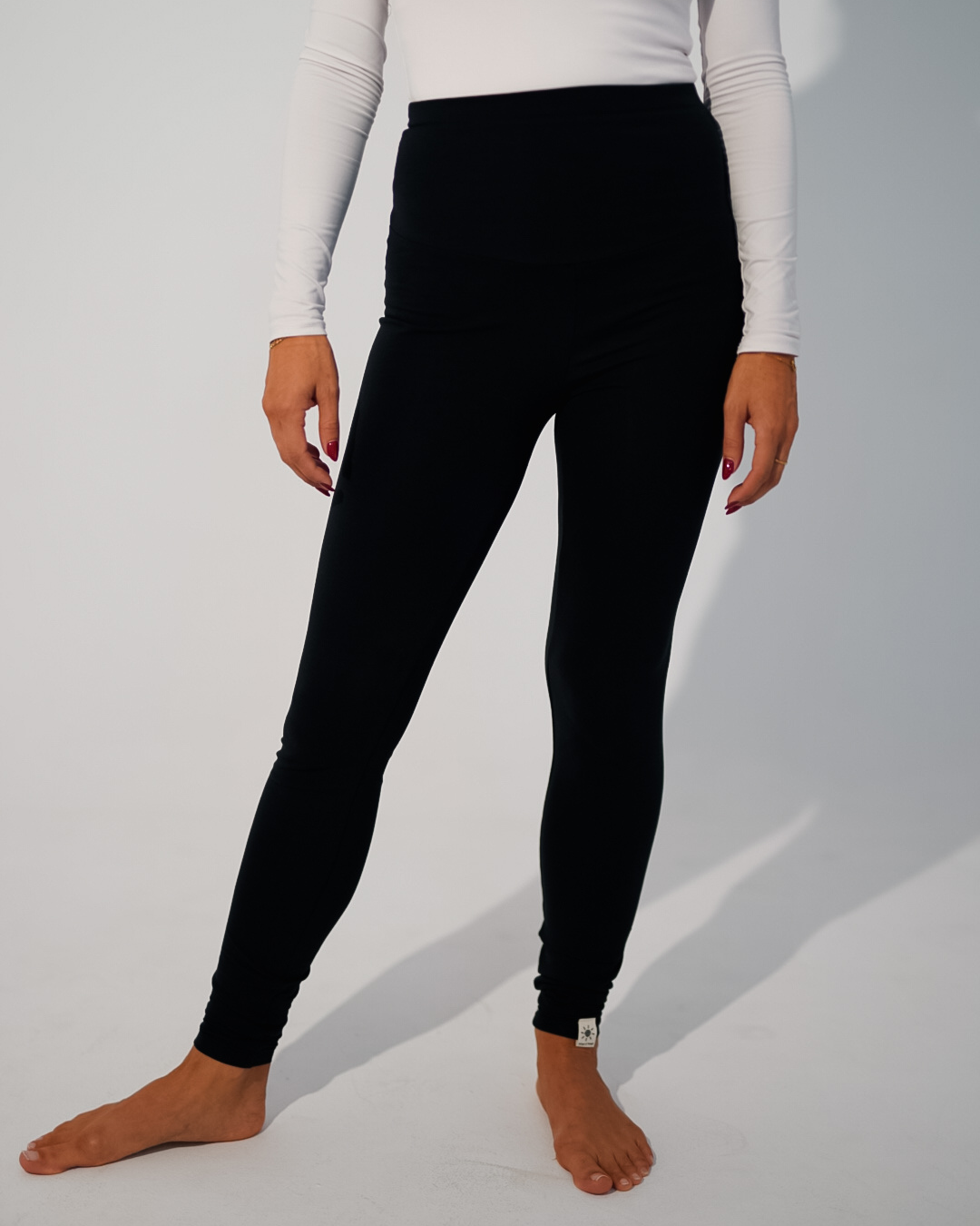 Organic cotton leggings "Yuna" (Black)