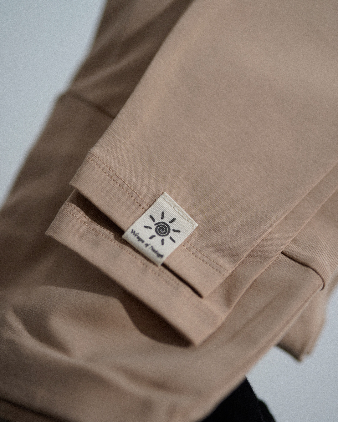 Organic cotton leggings "Yuna" (Light Taupe)