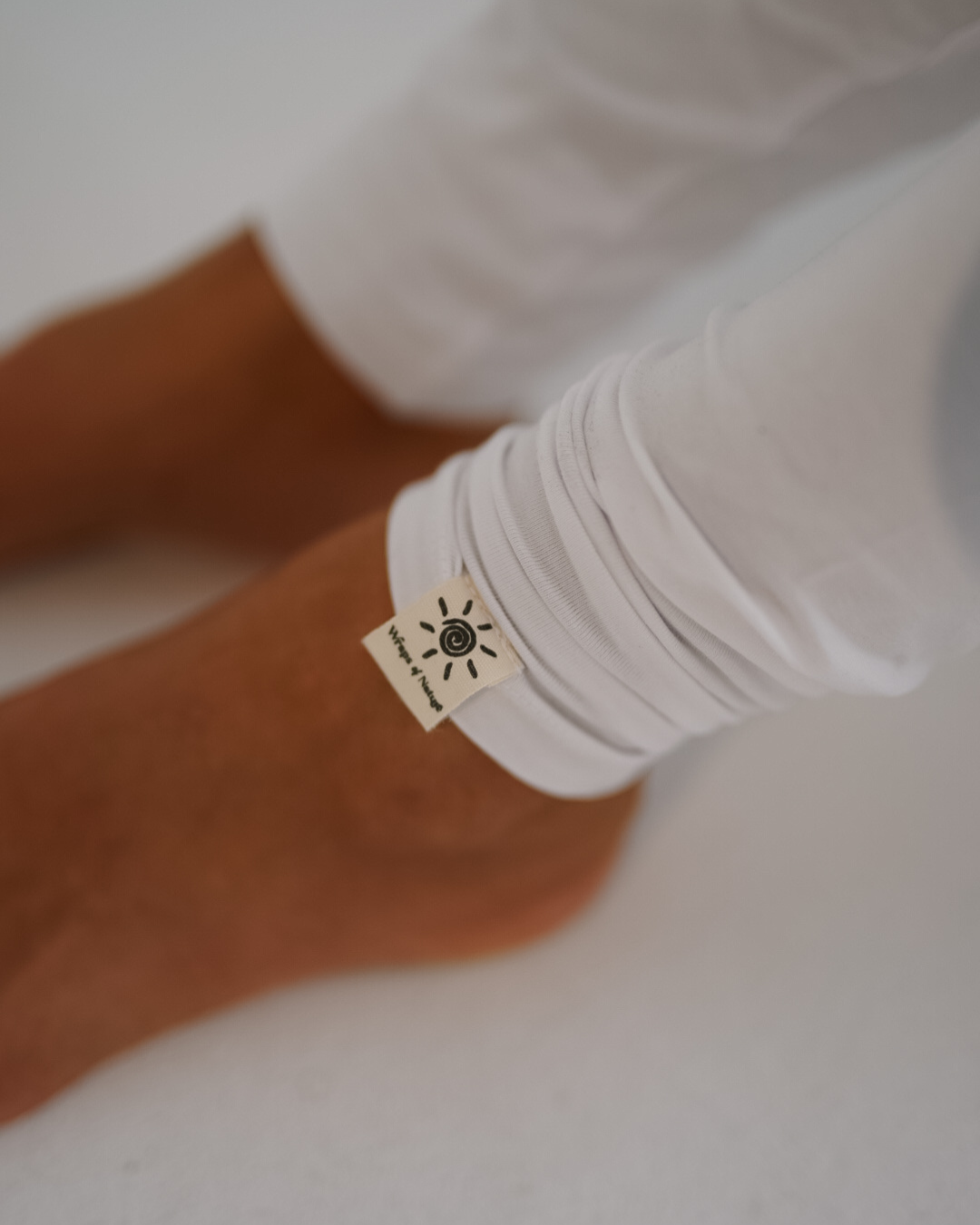 Organic cotton leggings "Yuna" (White)