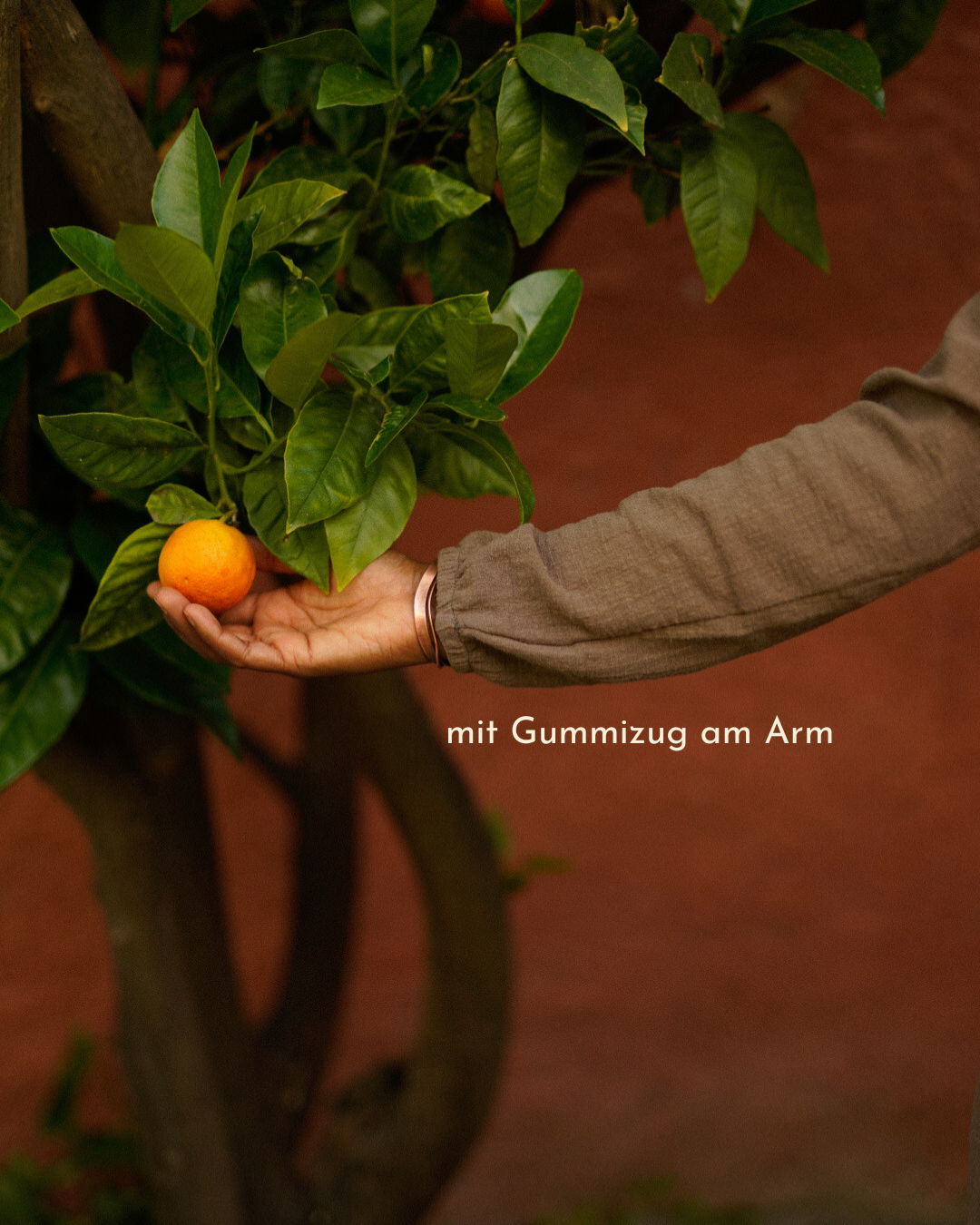 Cotton Abaya "Maya" made of cotton (Brown)