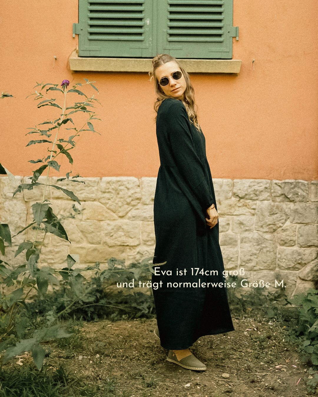 Cotton Abaya "Maya" made of cotton (Black)