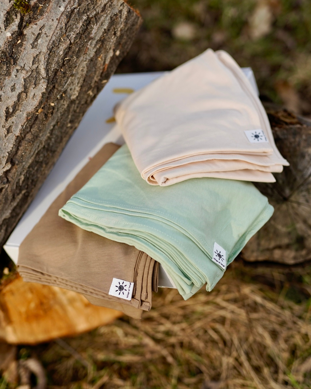 Set of 3 lightweight hijab "Hava" made from organic cotton