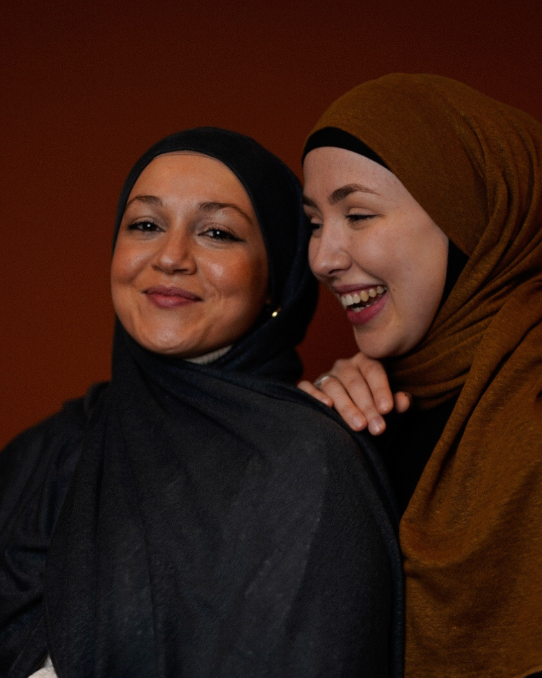 Instant Hijab "Leena" - 100% Linen - Teak