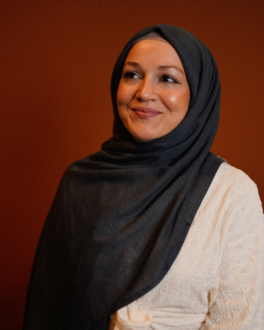 Jersey Hijab "Leena" - 100% Linen - Stone