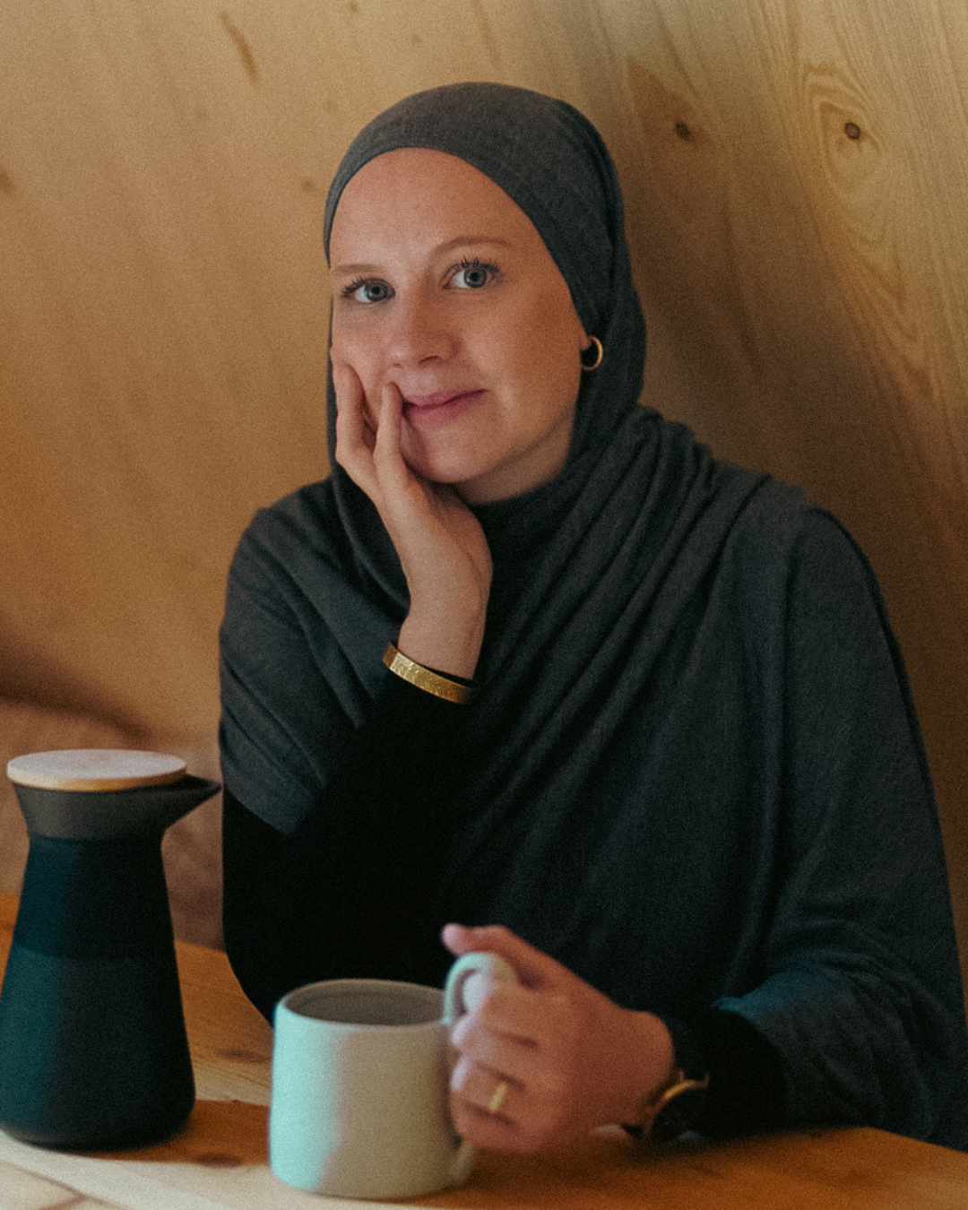 "Mariposa" XXL in silk and organic cotton (Grey Melange)