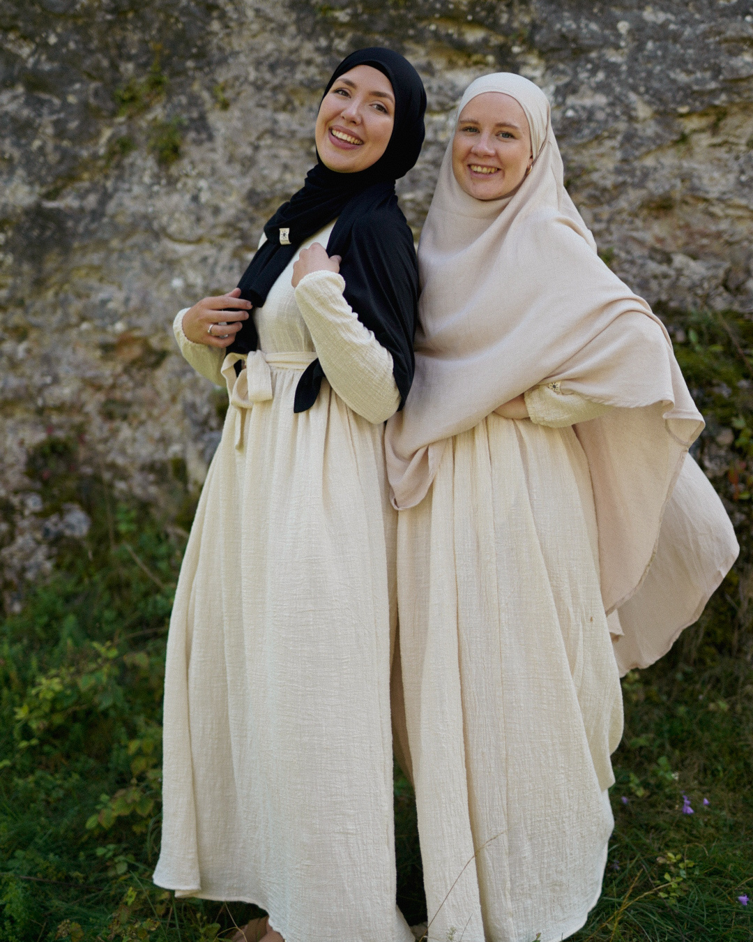 Cotton Abaya "Maya" made of cotton (Raw Cotton)