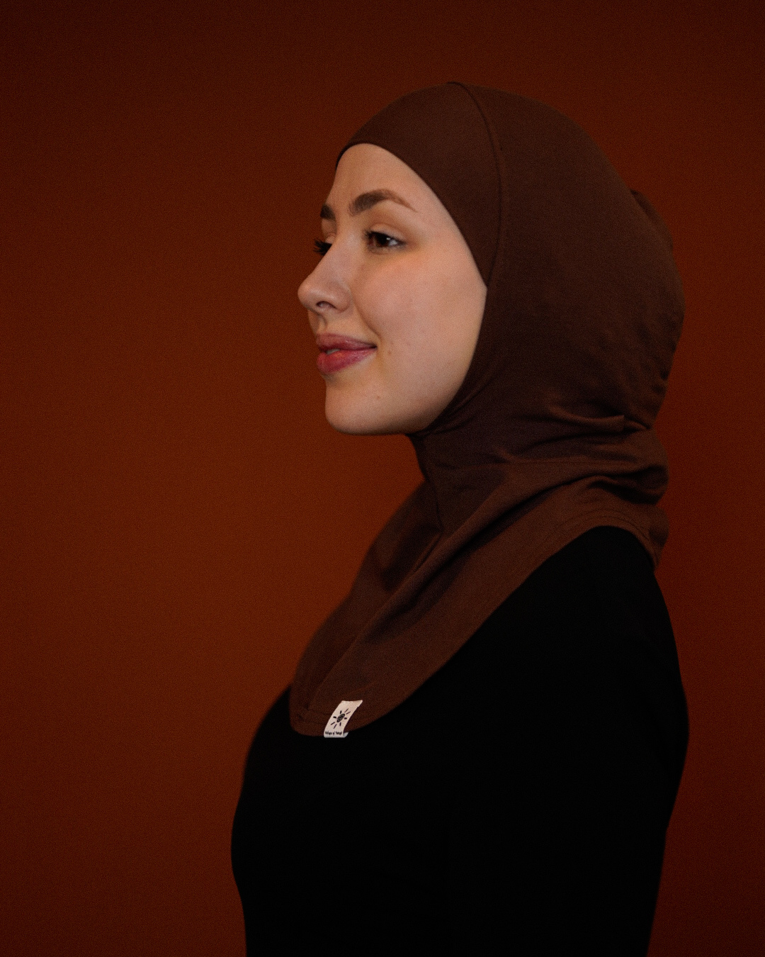 Ninja Bonnet - organic cotton - chocolate