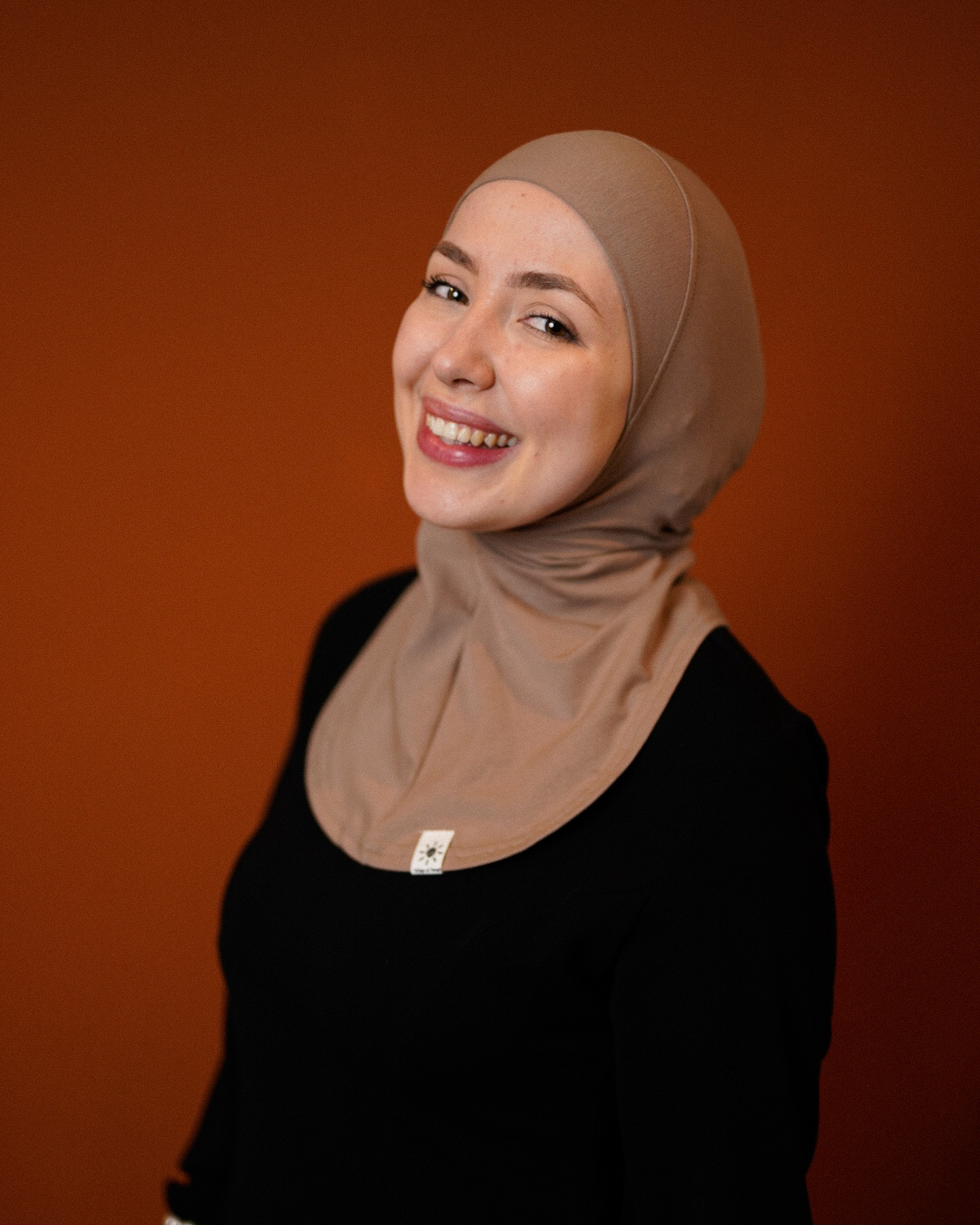 Ninja Bonnet - organic cotton - taupe