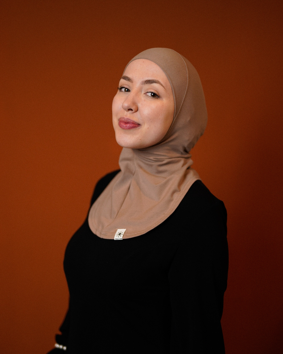 Ninja Bonnet - organic cotton - taupe