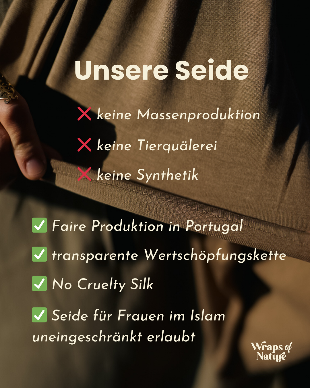 "Mariposa" XXL in silk and organic cotton (Grey Melange)