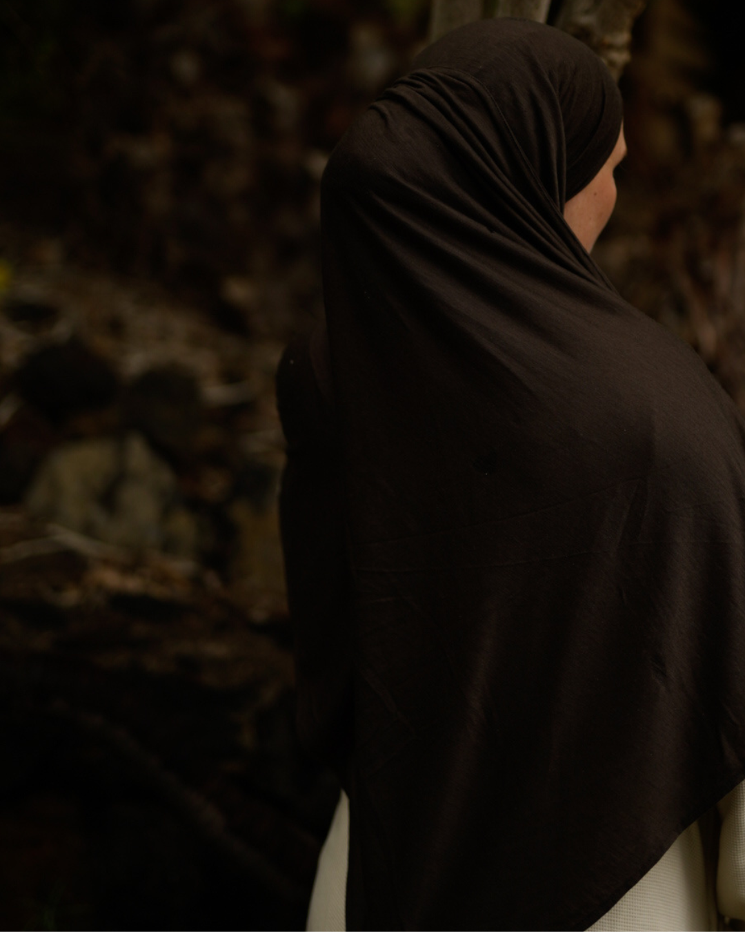 Merino wool hijab "Merina" (Wildwood)